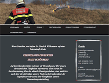 Tablet Screenshot of feuerwehr-schoenberg.de